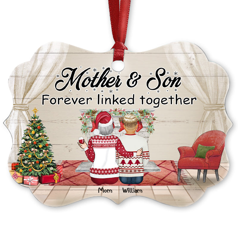 Gift for Son From Mom, Personalized Christmas Ornament for Son