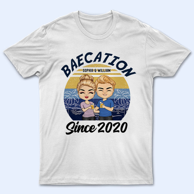 Baecation - Gift For Beach Couple - Personalized Custom T Shirt
