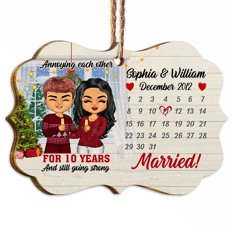 Still Going Strong - Christmas Gift For Couples - Personalized Custom Wooden Ornament
