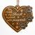 My Heart Is Paved With Pawprints - Dog Memorial Gift - Personalized Custom Heart Acrylic Ornament