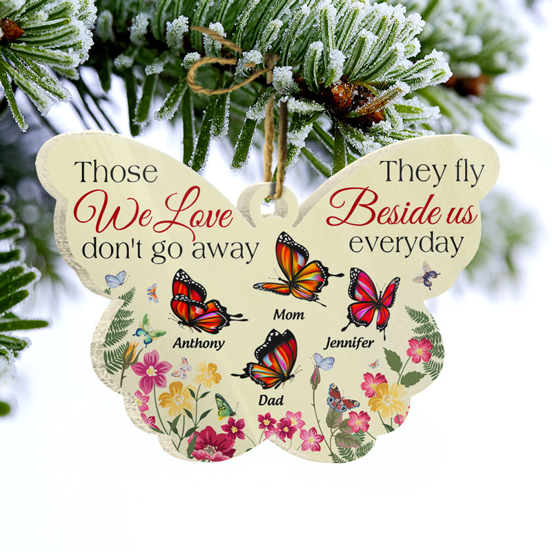 Those We Love Fly Beside Us Everyday - Memorial Gift - Personalized Cu ...