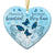 Heaven Is Beautiful - Memorial Gift - Personalized Custom Heart Ceramic Ornament
