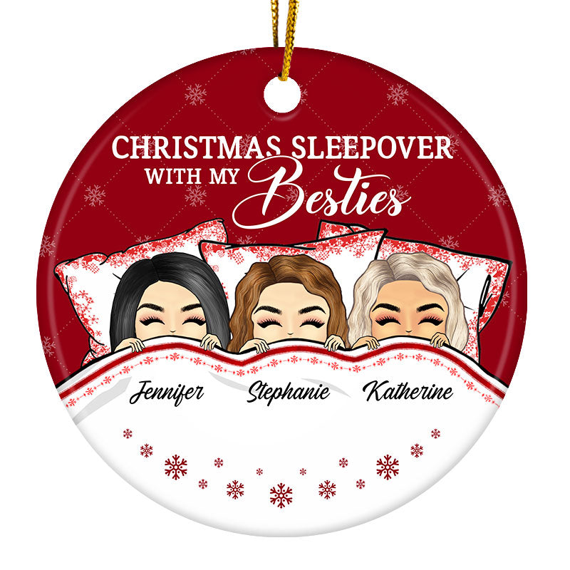 Christmas Sleepover With My Besties - Personalized Pillow (Insert Incl –  Macorner