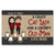 A Crazy Cat Lady And A Grumpy Old Man - Couple Gift - Personalized Custom Doormat