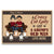 A Crazy Cat Lady & A Grumpy Old Man Live Here - Gift For Cat Lovers - Personalized Custom Doormat