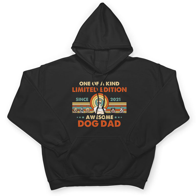 Limited Edition Awesome Dog Dad - Gift For Dog Lover - Personalized Custom T Shirt