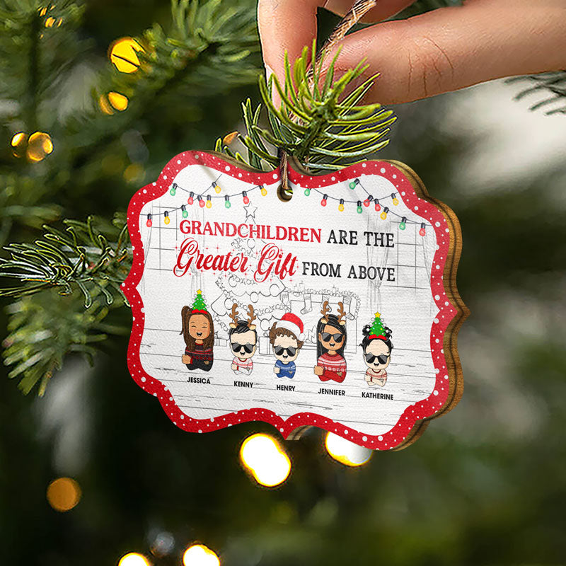 Personalized Ornament - Family Christmas - There is no greater