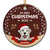 My First Christmas - Christmas Gift For Dog & Cat Lovers - Personalized Custom Circle Ceramic Ornament