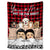 You & Me And The Dogs The Cats - Gift For Couple Dog Cat Lovers - Personalized Custom Fleece Blanket