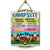Proudly Serving Whatever You Bring - Gift For Camping Lover - Personalized Custom Shaped Wood Sign