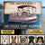 Dog Puppy Pontoon Boat Pet Lake House We Make Ship Custom Classic Metal Signs