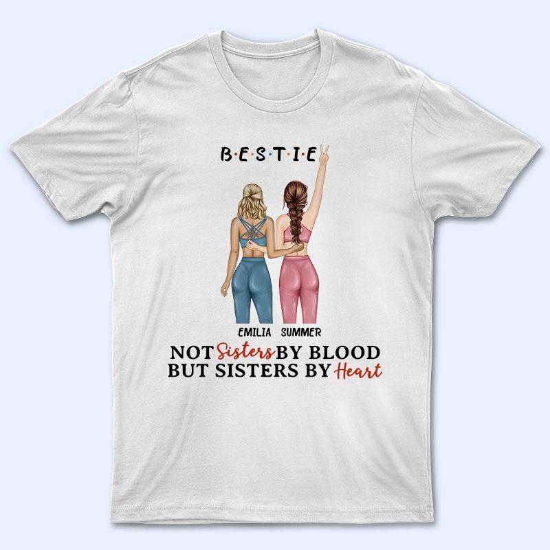 Sport Best Friends Sisters By Heart - Bff Gift - Personalized Custom T Shirt