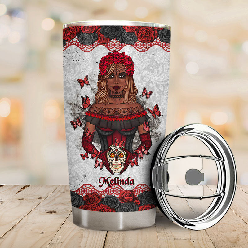 Sugar Skull Tumbler – A and J Graphics