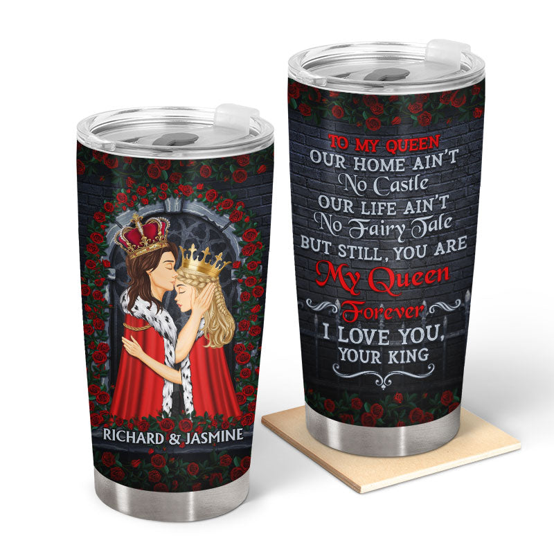 Ain't No Fairy Tale - Gift For Couples - Personalized Custom Tumbler