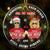 Christmas Old Couple Annoying Each Other - Personalized Custom Circle Acrylic Ornament