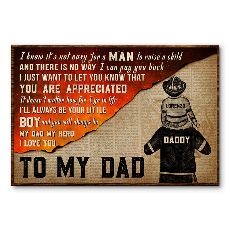 Personalized Firefighter Dad And Child Never Lose Custom Tumbler - Wander  Prints™