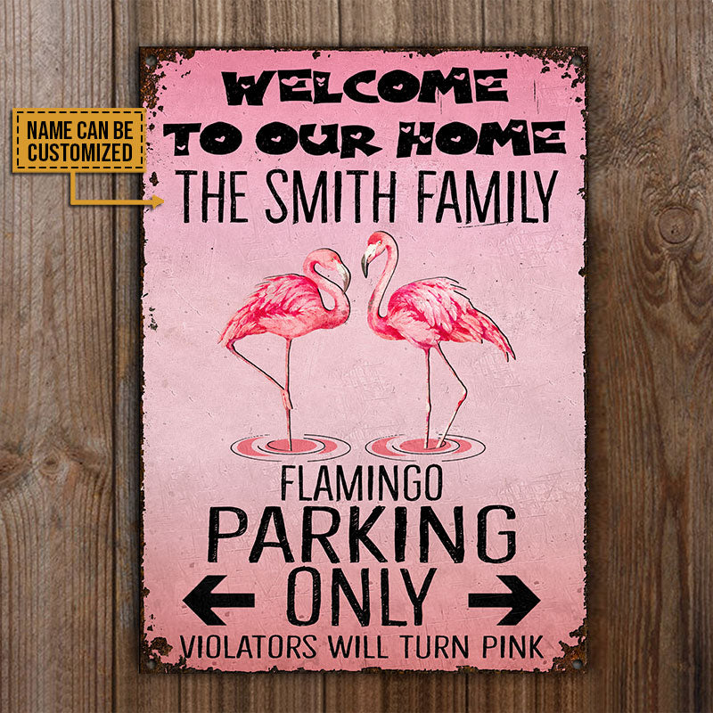 Classy Pink Flamingo Print