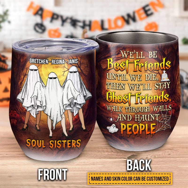 Ghost Personalized Halloween Acrylic Double Wall Tumbler