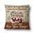 Chibi Old Couple Love You Longer - Personalized Custom Pillow