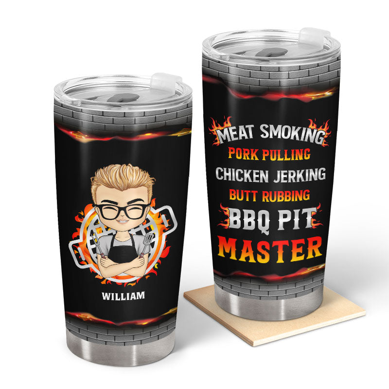 BBQ Pit Master - Personalized Custom Tumbler