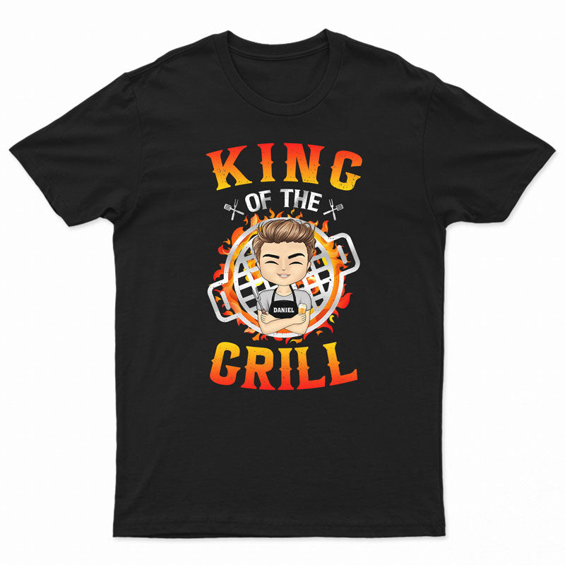BBQ King And Queen - Gift For Couples - Personalized Custom T Shirt