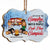 Christmas Winter Camping Sit By The Campfire - Personalized Custom Wooden Ornament