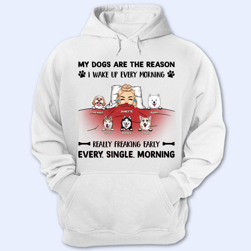 Every Single Morning - Gift For Dog And Cat Lovers - Personalized Custom Hoodie