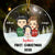Baby First Christmas - Gift For Father And Mother - Personalized Custom Circle Acrylic Ornament