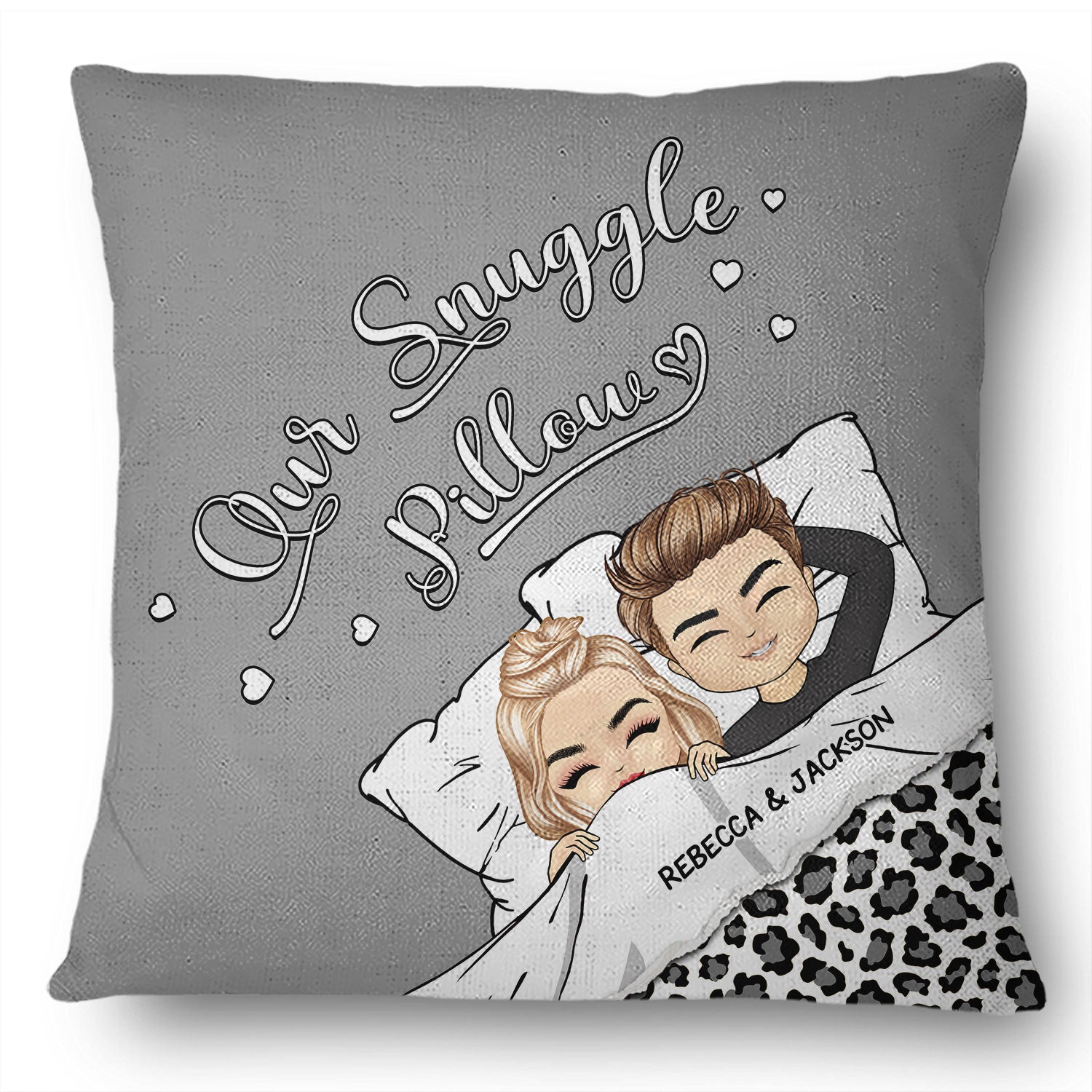 Couple Our Snuggle Pillow - Gift For Couples - Personalized Custom Pillow