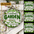 Garden Decorating Outdoor Custom Wood Circle Sign, Garden Sign Decoration, Outdoor Decoration