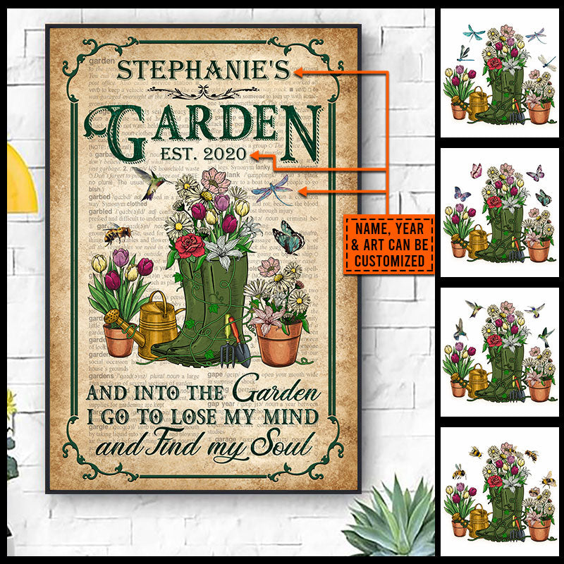 Garden Dictionary Lose My Mind Find My Soul Custom Poster
