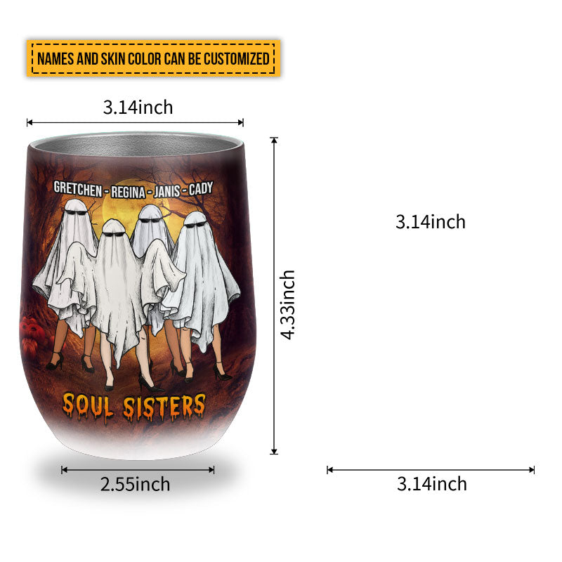 Ghost Personalized Halloween Acrylic Double Wall Tumbler