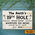 Golf 19Th Hole Serving Custom Wood Rectangle Sign