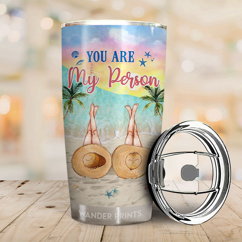 Besties - Engraved Personalized Stainless Steel Tumbler, Best Friend  Birthday Gift, Bestie Mug