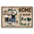 Home Is Where You Park It - Gift For Camping Couples - Personalized Custom Doormat
