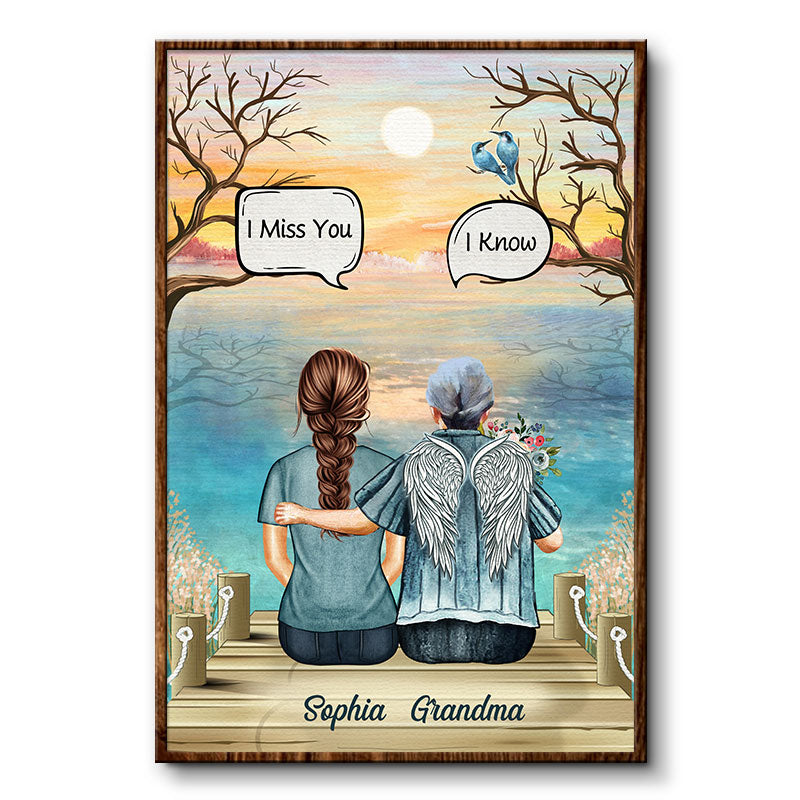 Still Talk About You Family Sympathy - Memorial Gift - Personalized Custom Poster