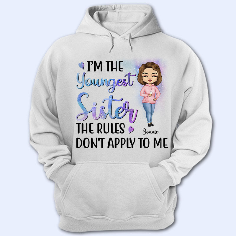 The Rules Sister Brother - Family Sibling Gift - Personalized Custom Hoodie