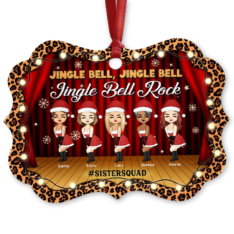 Best Friends Jingle Bell - Christmas Gift For BFF And Sisters - Personalized Custom Aluminum Ornament