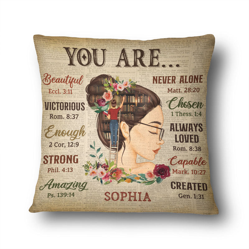 You Are Beautiful Victorious - Personalized Pillow (Insert