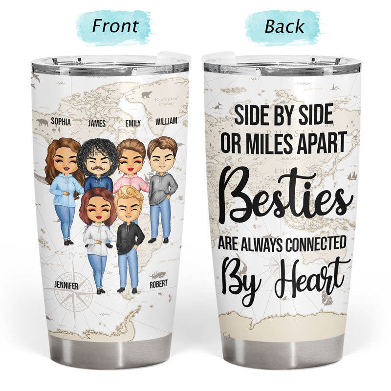 A Best Friend Is Like A Four Leaf, Personalized Tumbler