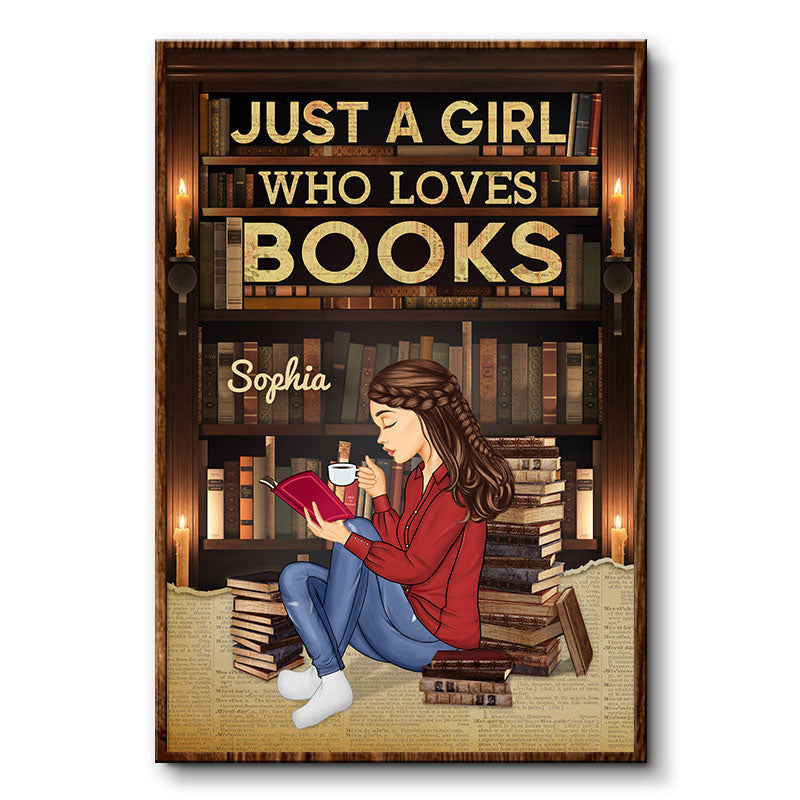 Cute Funny Library Art For Men Women Bookworm Reading Book Lovers Gifts For  Fan Poster by Ezone Prints - Fine Art America