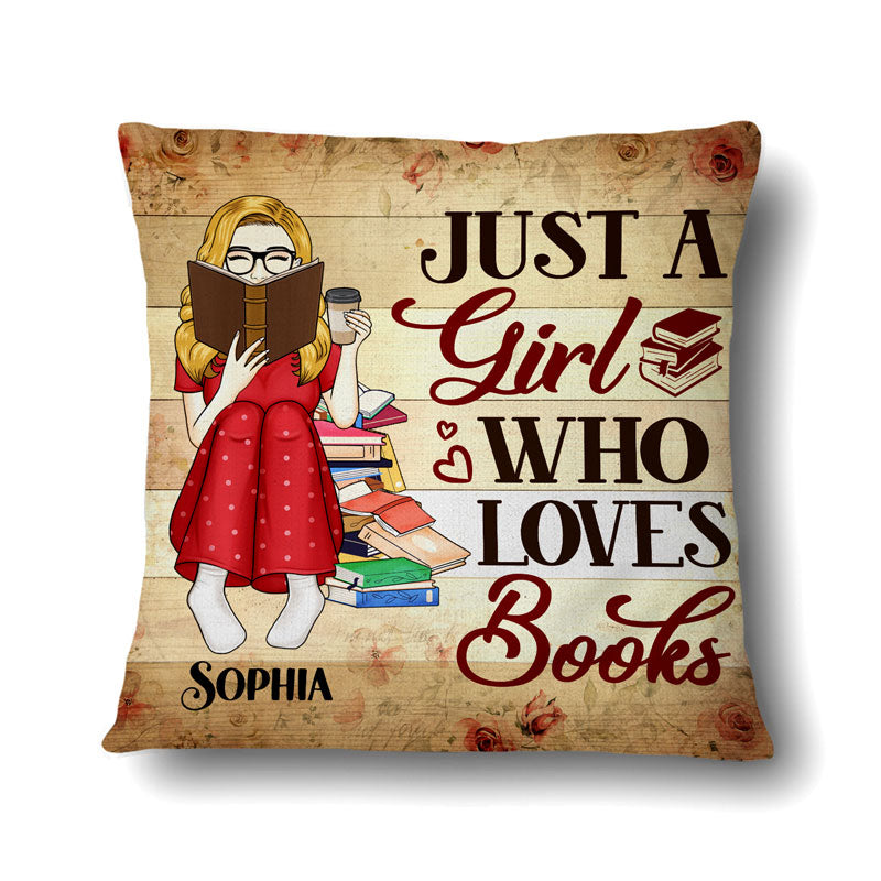 Just One More Chapter Throw Pillow Case Cushion Cover Book Lovers 18 x 18  Inch