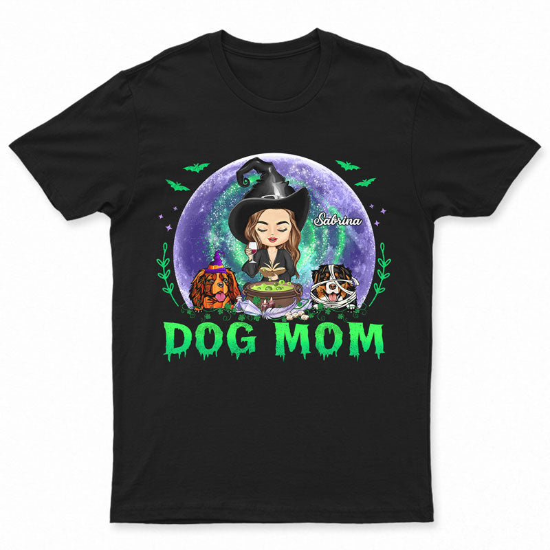 Dog Mom Witchy - Witch Gifts - Personalized Custom T Shirt