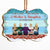 The Love Between Parents & Daughters Sons Is Forever - Christmas Gift For Mother And Father - Personalized Custom Wooden Ornament