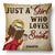 Just A Girl Who Loves Books Vintage - Gift For Reading Lovers, Nerd - Personalized Custom Pillow