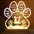 Custom Photo Dogs Come Into Our Lives - Grief, Sympathy, Memorial Gift For Family, Remembrance, Dog, Cat, Pet Owner - Personalized Custom 3D Led Light Wooden Base