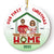 First Christmas In Our New Home - Gift For Couple - Personalized Custom Circle Ceramic Ornament
