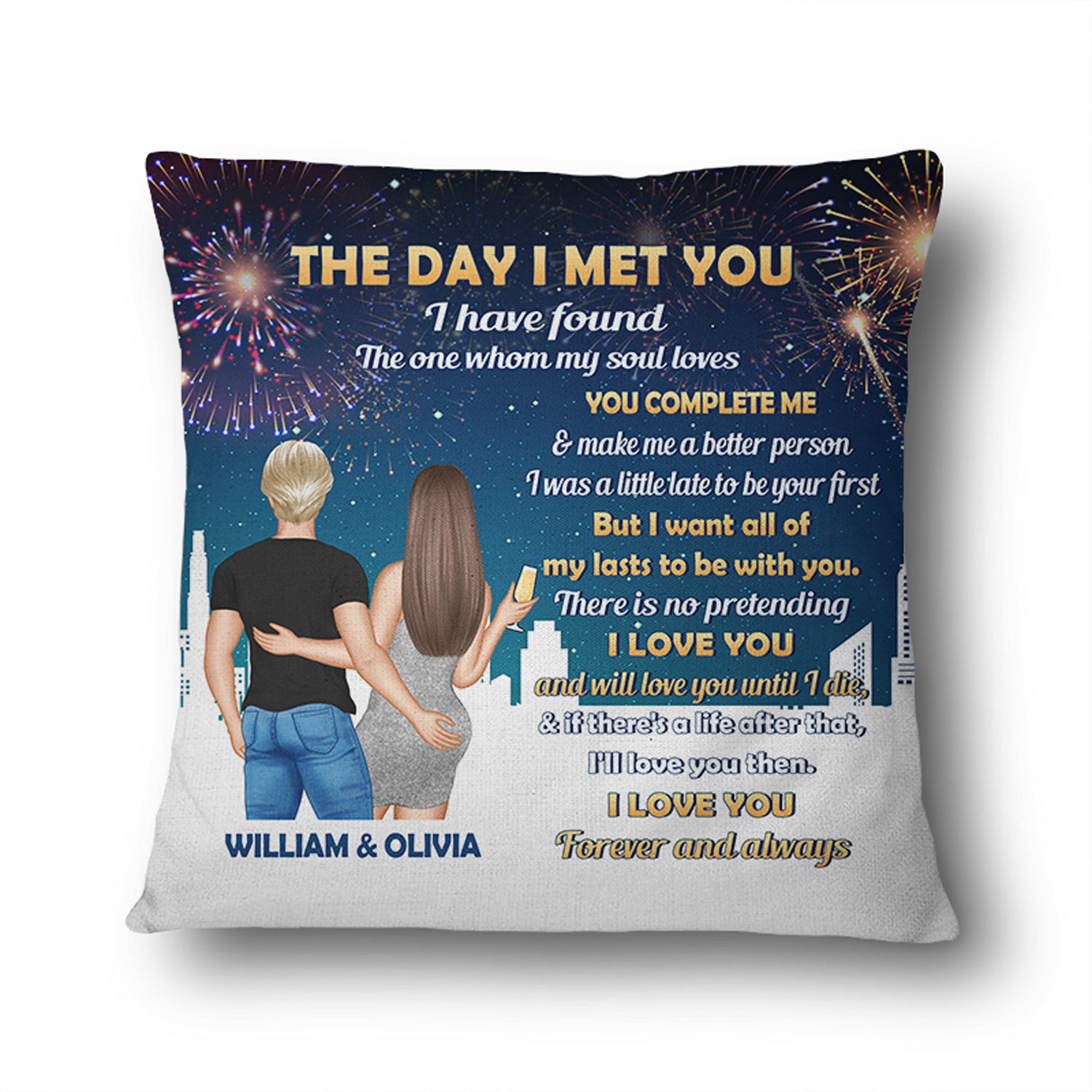 I Have Found The One - Gift For Couples - Personalized Custom Pillow