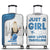 Traveling Just A Girl Boy Who Loves Traveling - Gift For Travelers - Personalized Custom Luggage Cover