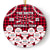 2021 Baseball Team - Christmas Gift For Family - Personalized Custom Circle Ceramic Ornament